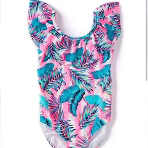 Angel Beach Little Girls Into The Cabana One-Piece Swimsuit